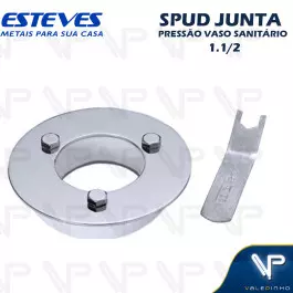 SPUD JUNTA DE PRESSÃO VASO ESTEVES 1 1/2" CROMADA