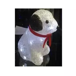 CACHORRINHO EM ACRÍLICO COM 18 LEDS 8 FUNÇÕES 127V 10 x 15cm