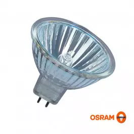 LÂMPADA HALÓGENA DICRÓICA OSRAM 50W 12V 36G 3050K(BRANCO QUENTE)GU5.3 DECOSTAR
