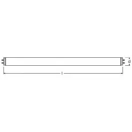 LÂMPADA FLUORESCENTE TUBULAR T10 20W 5000K(BRANCO LUZ DO DIA)G13