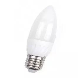 LÂMPADA LED VELA 3W 6500K(BRANCO FRIO)E27 BIVOLT LEITOSA