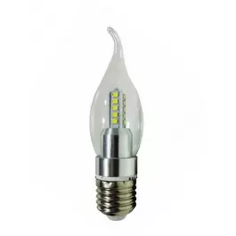 LÂMPADA LED VELA DECOR PINGO D'ÁGUA 3W 6500K(BRANCO FRIO)E27 BIVOLT