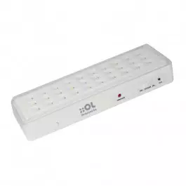 LUMINÁRIA DE EMERGÊNCIA OL 2W 30 LEDS 6500K(BRANCO FRIO)BIVOLT