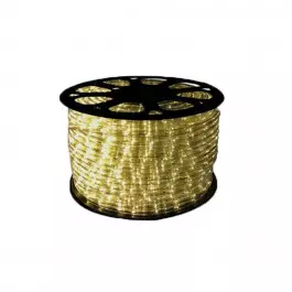 MANGUEIRA LED REDONDA 3 FIOS AMARELO 220V