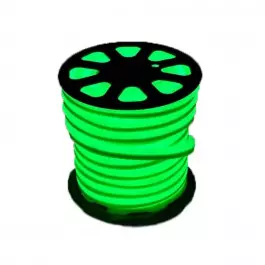 MANGUEIRA LED NEON FLEX VERDE 127V 100 METROS
