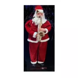 PAPAI NOEL 0,60M DANÇA E TOCA SAX BIVOLT