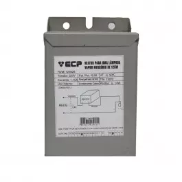 REATOR PARA LÂMPADA VAPOR MERCÚRIO 125W 220V(USO INTERNO) 