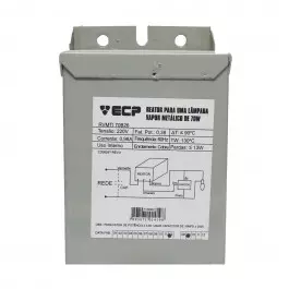 REATOR PARA LÂMPADA VAPOR METÁLICO   70W 220V(USO INTERNO) 