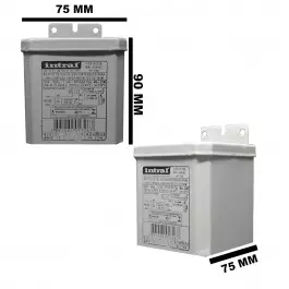 REATOR INTRAL PARA LÂMPADA VAPOR METÁLICO   250W 220V(USO INTERNO) 