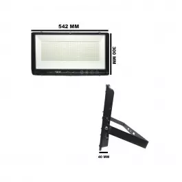 REFLETOR HOLOFOTE LED SMD  500W 6500K(BRANCO FRIO)BIVOLT IP66 PREMIUM