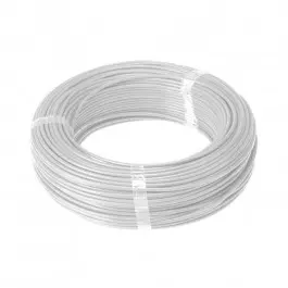 CABO FLEXÍVEL 750v 1,50mm BRANCO COM 100 METROS