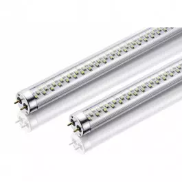 LÂMPADA LED TUBULAR T8 120CM 18W 3000K(BRANCO QUENTE)G13 BIVOLT TRANSPARENTE