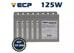 REATOR PARA LÂMPADA VAPOR MERCÚRIO 125W 220V(USO INTERNO) KIT10