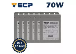 REATOR PARA LÂMPADA VAPOR METÁLICO   70W 220V(USO INTERNO) KIT10
