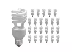 LÂMPADA COMPACTA ESPIRAL 20W 220V 2700K(BRANCO QUENTE)E27 TWISTER KIT24