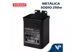 REATOR INTRAL PARA LÂMPADA VAPOR SÓDIO 250W 220V(USO INTERNO) 00889