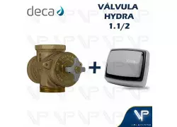 VÁLVULA DE DESCARGA DECA HYDRA MAX CINZA 1.1/2" (50mm) 2550E112
