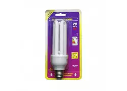 LÂMPADA ELETRÔNICA 3U 20W 220V 6400K(BRANCO FRIO) E27